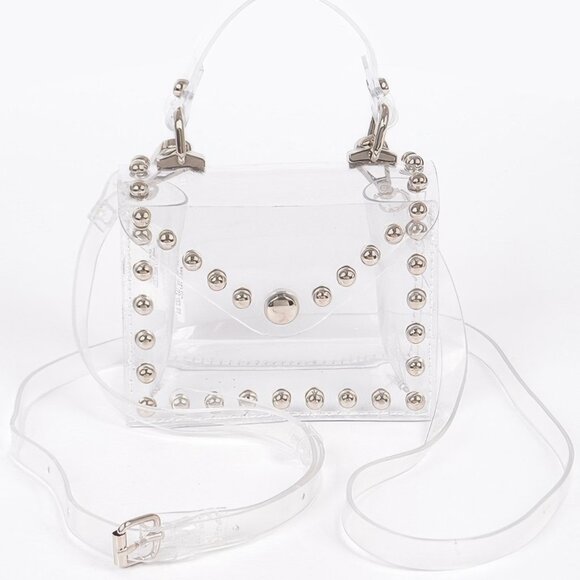 Transparent Studded Mini Bag - Picture 1 of 2